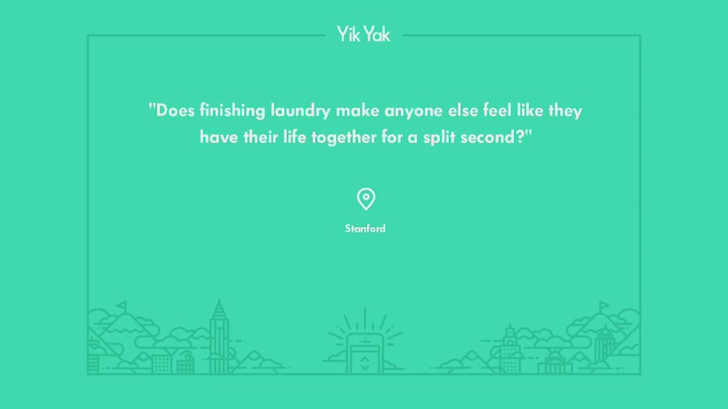 Yik Yak iPhone app