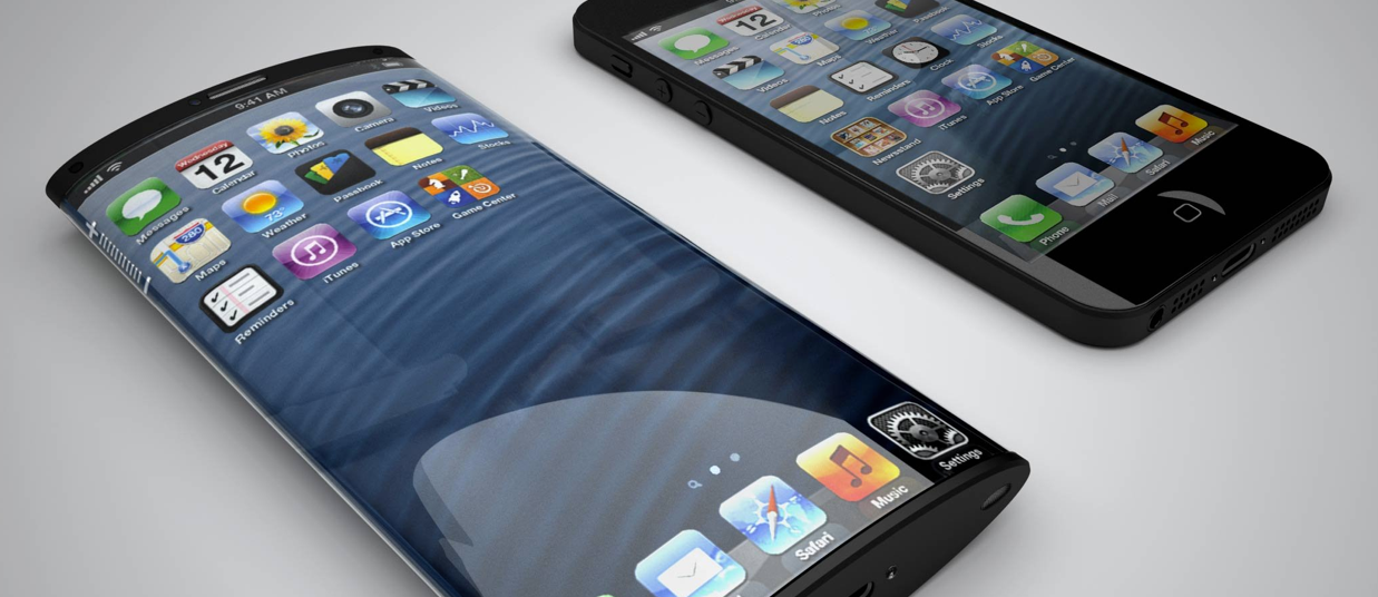 curved iphone screen