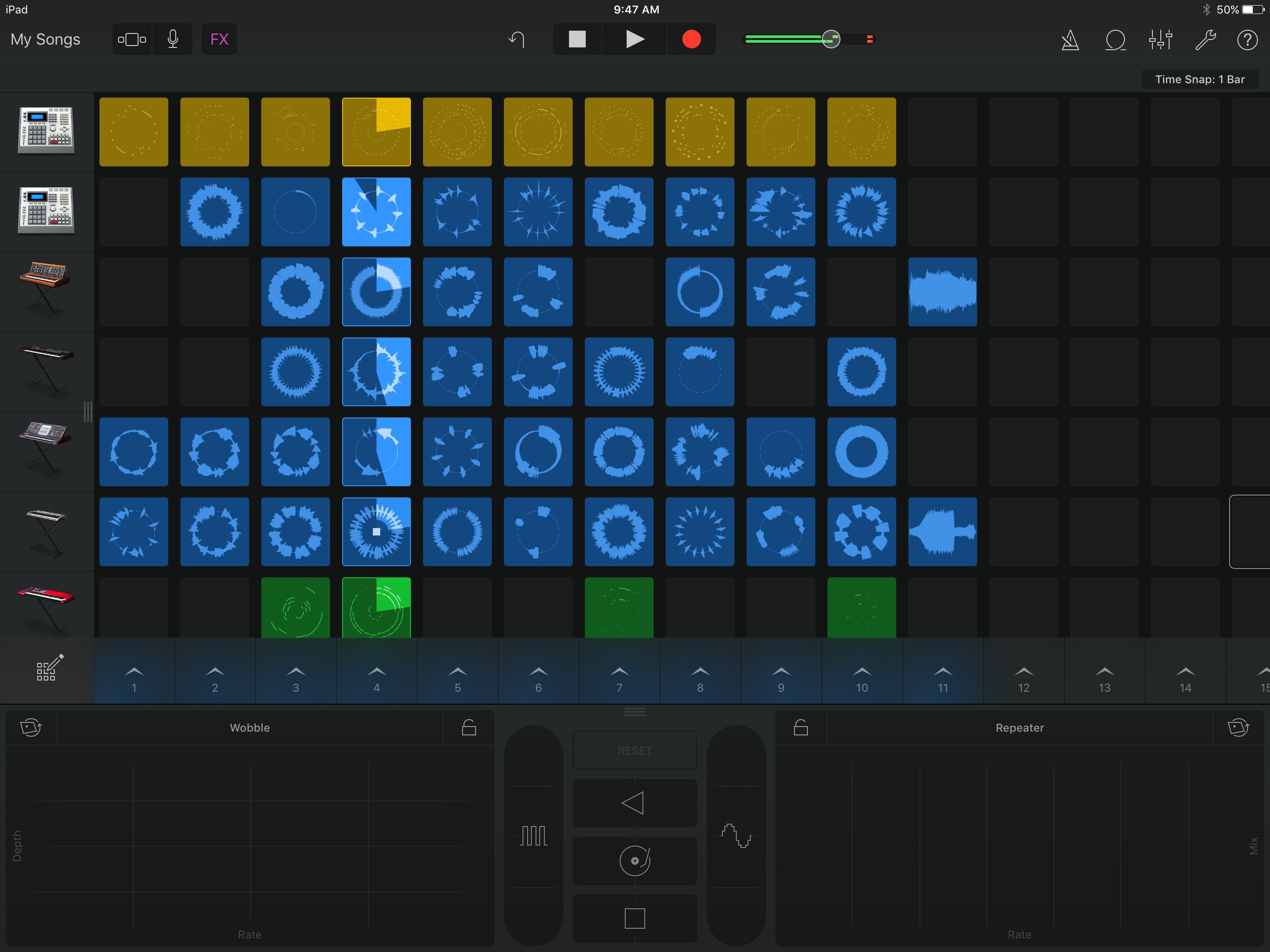 GarageBand iOS app features