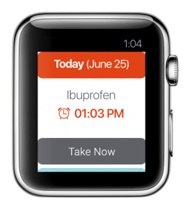 medbox apple watch app