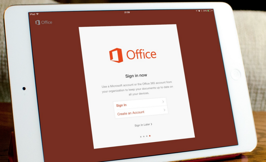 microsoft office ipad app